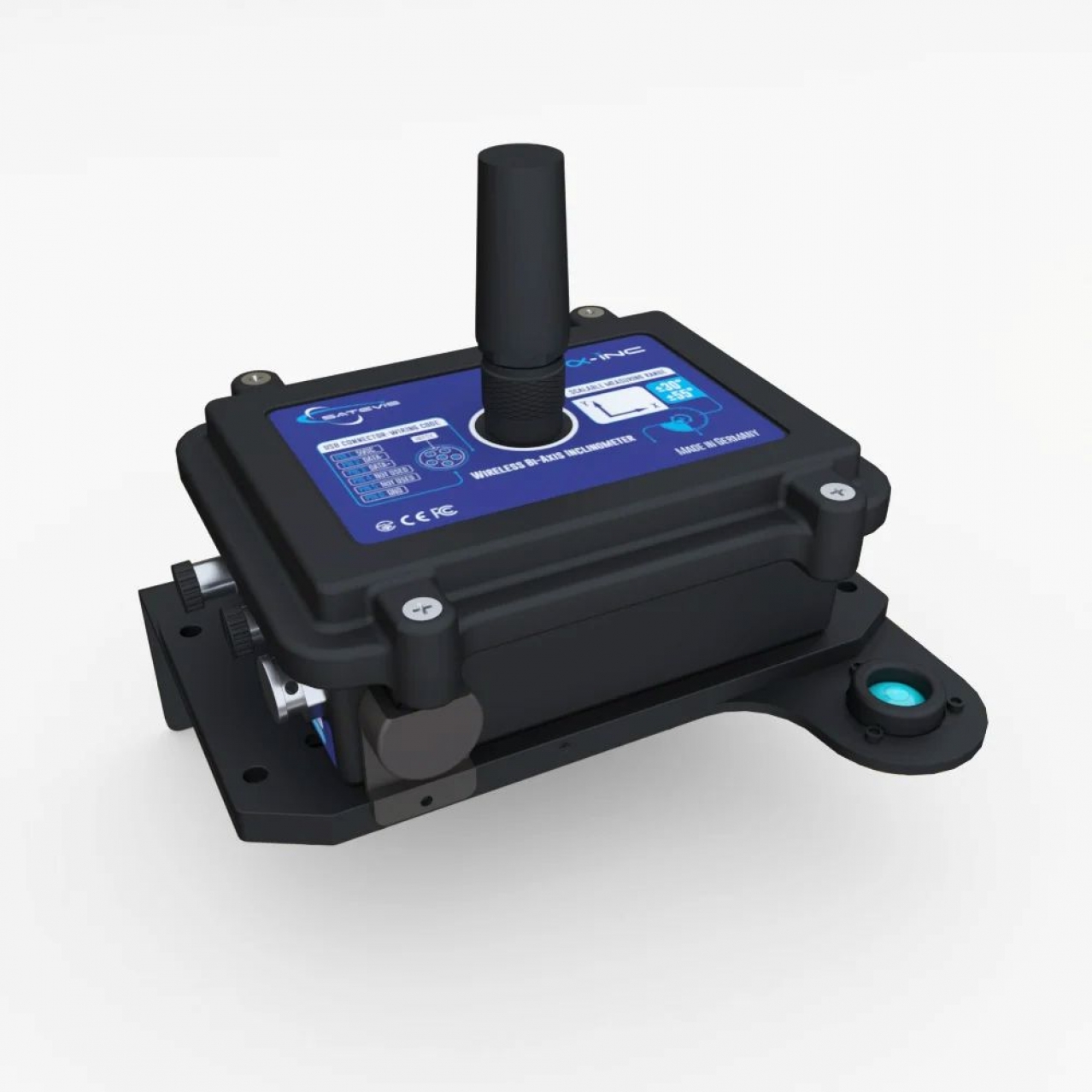 Inclinometro biassiale LoRaWAN alta precisione e lunga portata per dighe, linee elettriche e infrastrutture remote