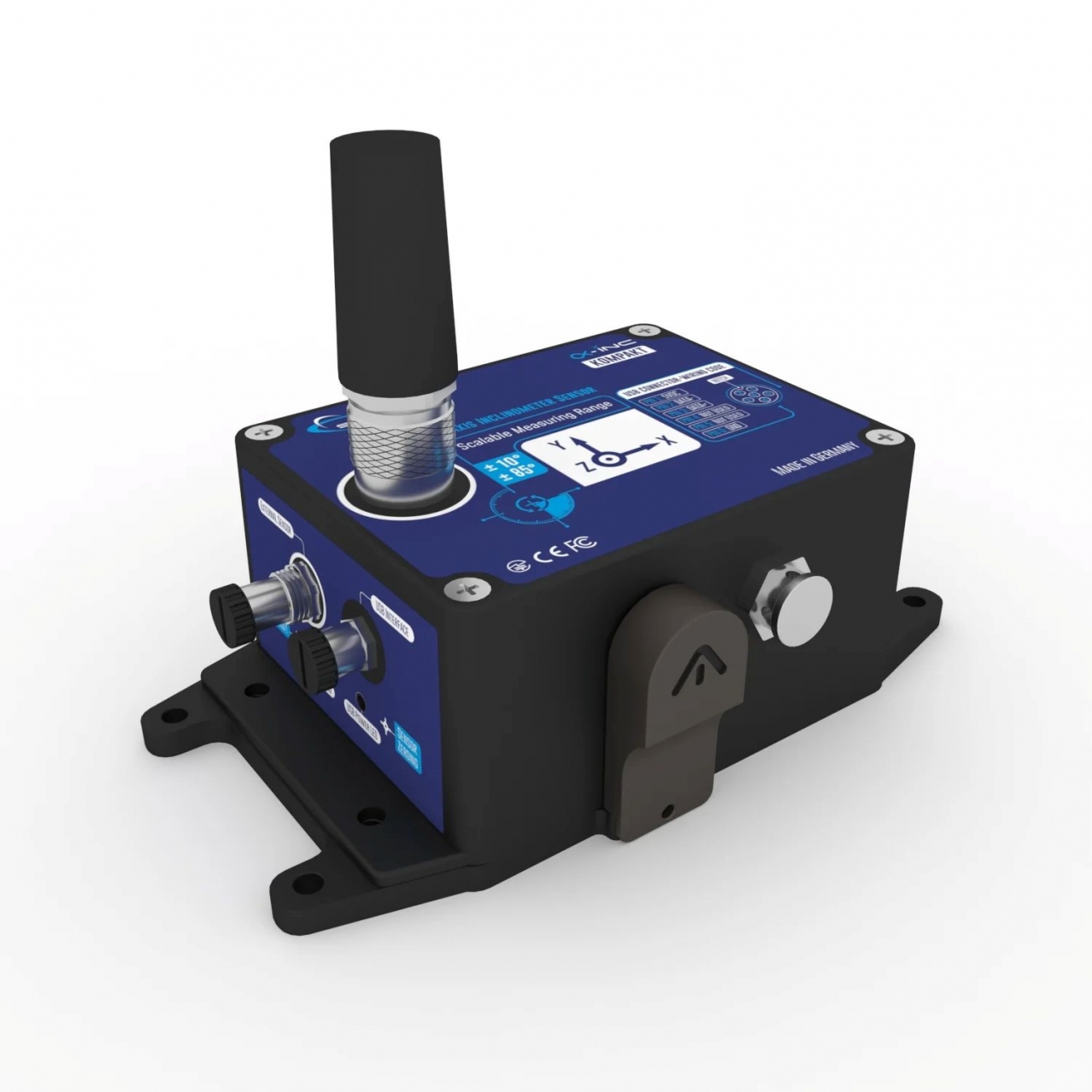 Inclinometro triassiale LoRaWAN a profilo ridotto per monitoraggio strutturale e sorveglianza geotecnica