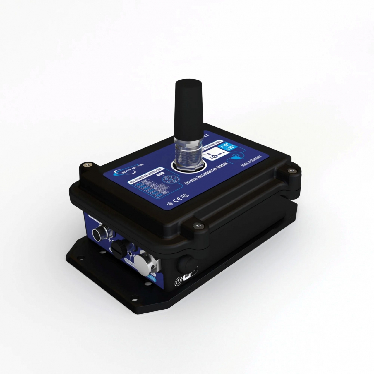 Inclinometro triassiale LoRaWAN ad alta potenza per il monitoraggio di grandi infrastrutture e aree remote