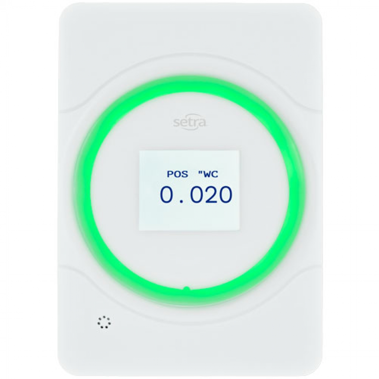 Indicatore visivo di pressione di stanza ad anello luminoso, accuratezza ±0,5% FS