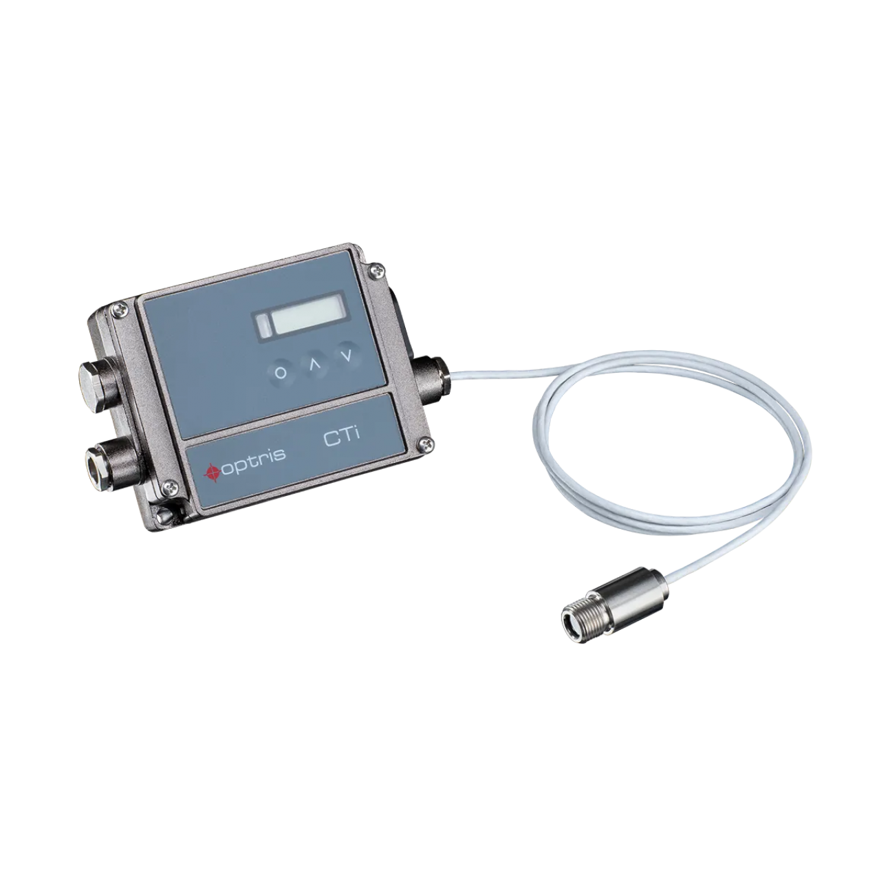 Pirometro a infrarossi CTi a 7,9 µm per misura su film PET, PU, PTFE e PI con ProfiNet e USB-C