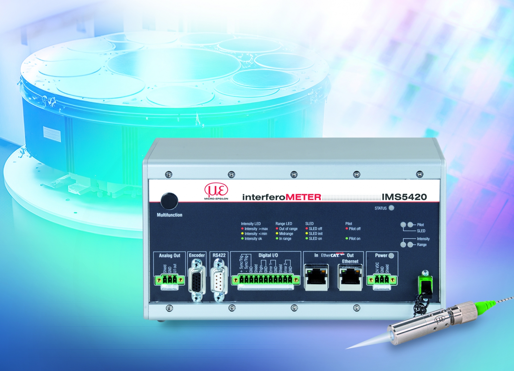 Nuovo interferometro per la misura dello spessore dei wafer in silicio