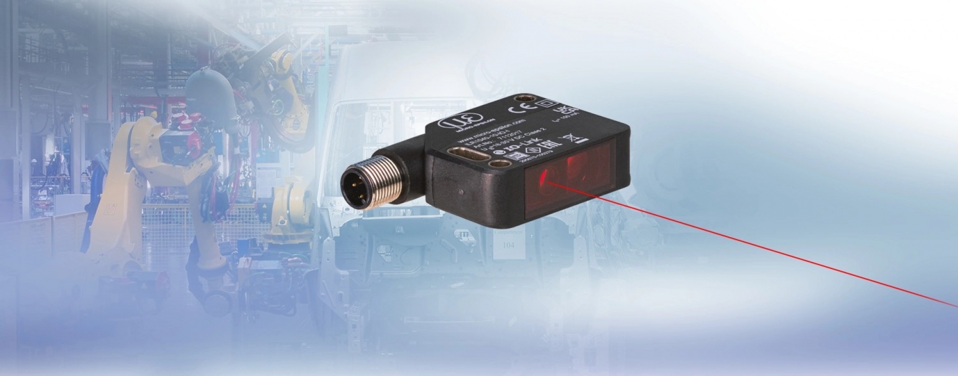 Sensore distanza laser fino a 60 m