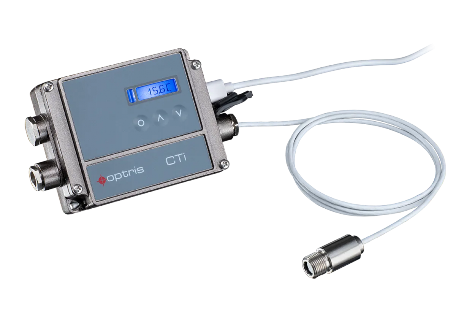 Pirometro per applicazioni industriali su metalli.  